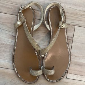 Gold Jimmy Choo Sandals - Sz 38.5